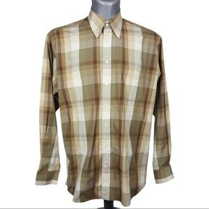 Chateau 16.5 Plaid Casual Dress Shirt